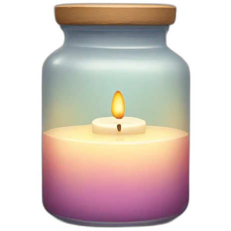 Candle jar emoji