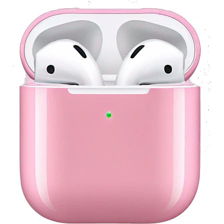 pink airpods emoji