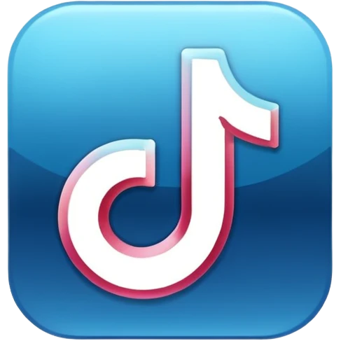 Tiktok verificado logo azul emoji