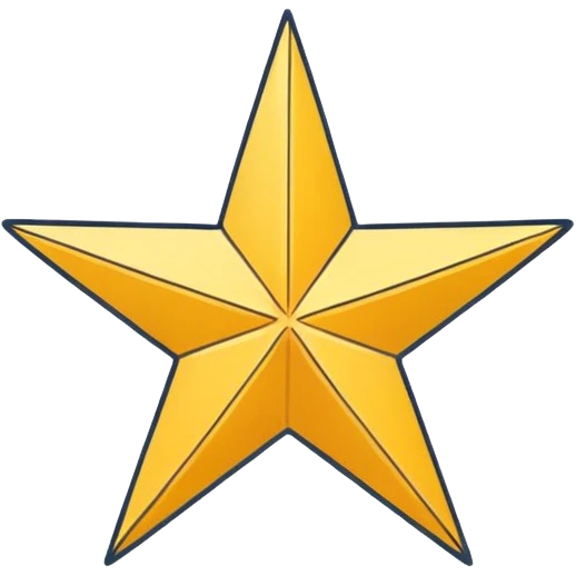 Generate me like a broken star in half or maybe three pieces but so people still can see it’s a star lie make it white outline and empty inside and same thing with a star make two emojis emoji