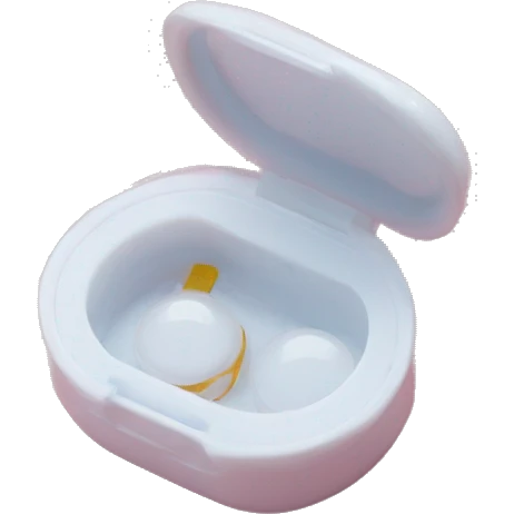 screw top contact lens case emoji