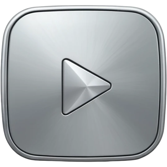 silver youtube play button emoji
