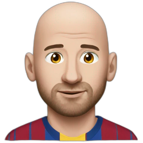 bald messi emoji