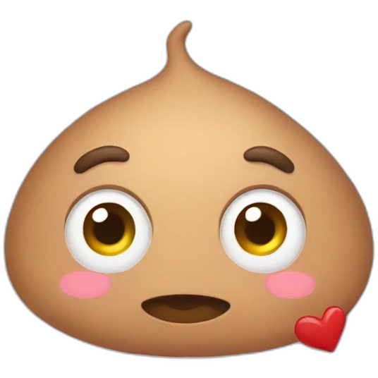 Caca coeur emoji