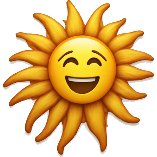 Sun with heart  emoji