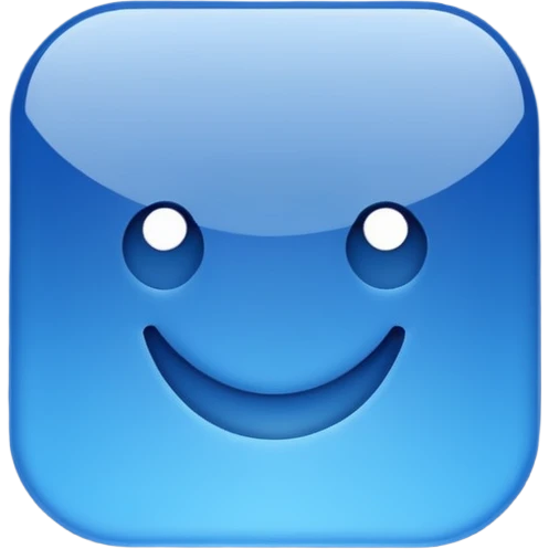 Dark blue checkmark for social media. emoji