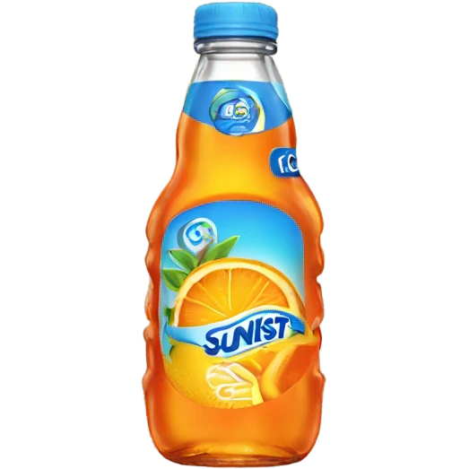 Bottle Sunkist emoji
