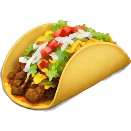 Street taco plate  emoji