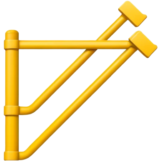 quiero crear un emoji que represente un gráfico de barras en color amarillo emoji