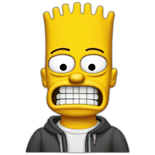 Bart Simpson emoji