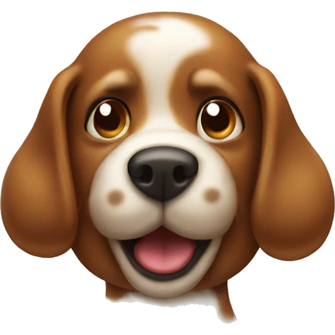 Dog who poop emoji