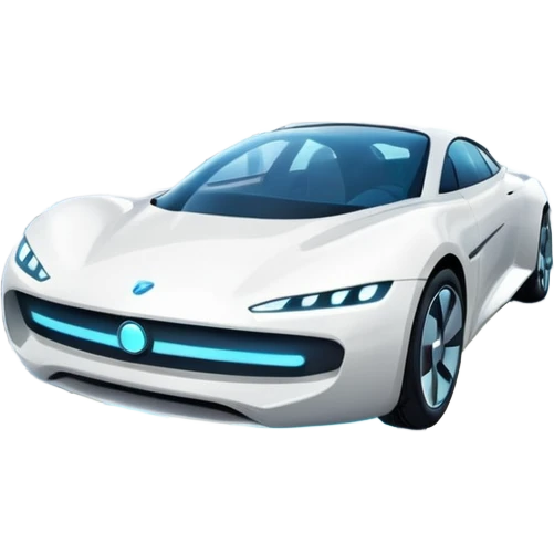 Flying cars zoom through luminous skyways emoji