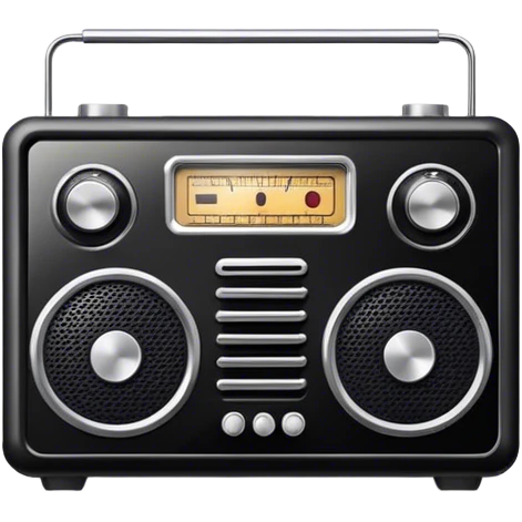 Black Radio emoji