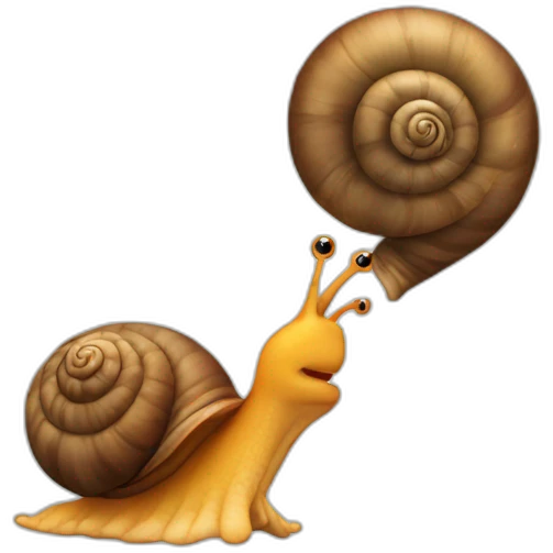 Snail with cadein emoji