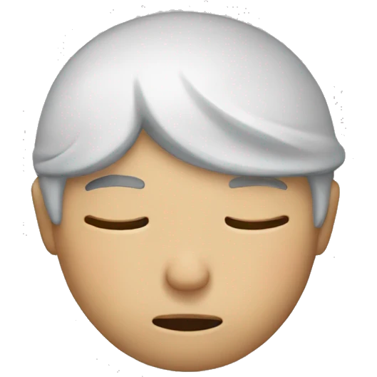 Sleepy emoji
