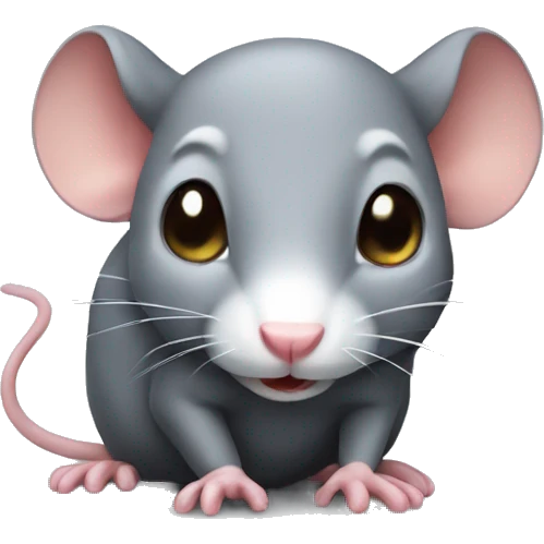 Cute rat emoji
