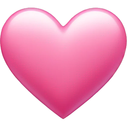 Pink heart emoji