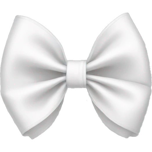 White bow emoji