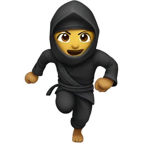 Ninja running  emoji