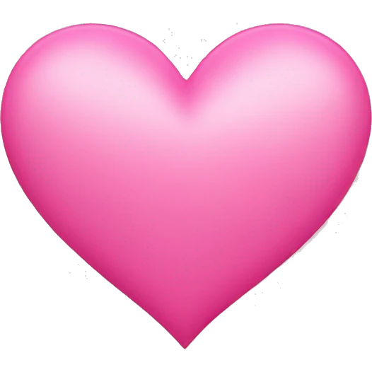 Pink heart emoji