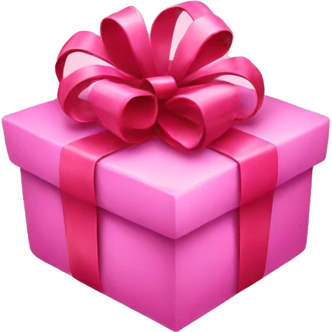 pink Christmas gifts emoji