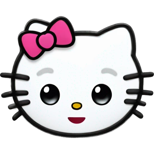 Hello kitty heart emoji