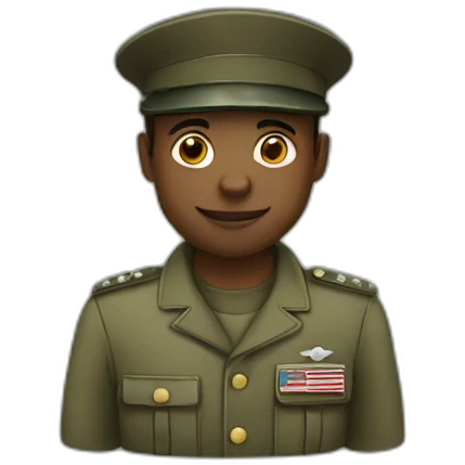 soldier-salute emoji