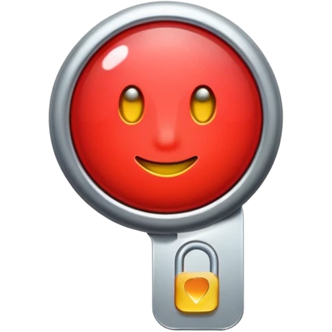 Epingle rouge  iphone emoji