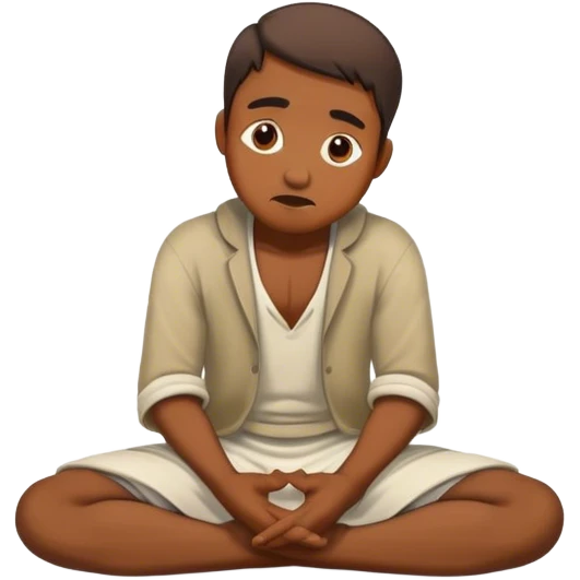 man on knees begging  emoji