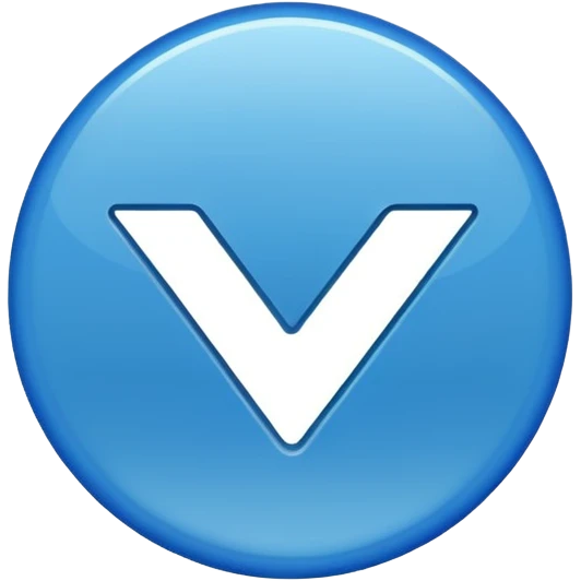 Verified just blue color tick mark  emoji