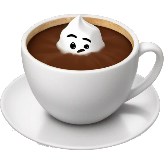 Hot chocolate emoji
