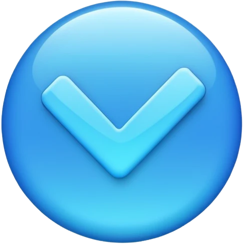 Синия галочка с тик тока emoji