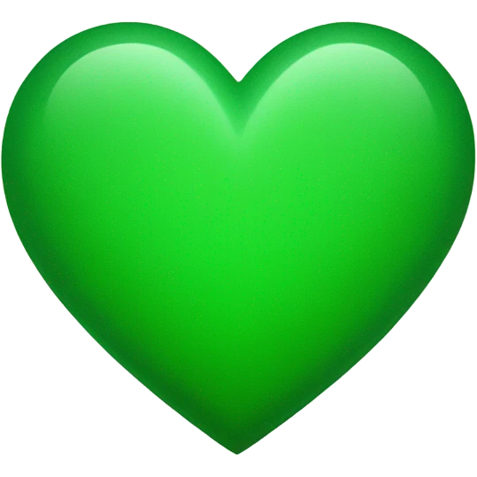 green heart emoji