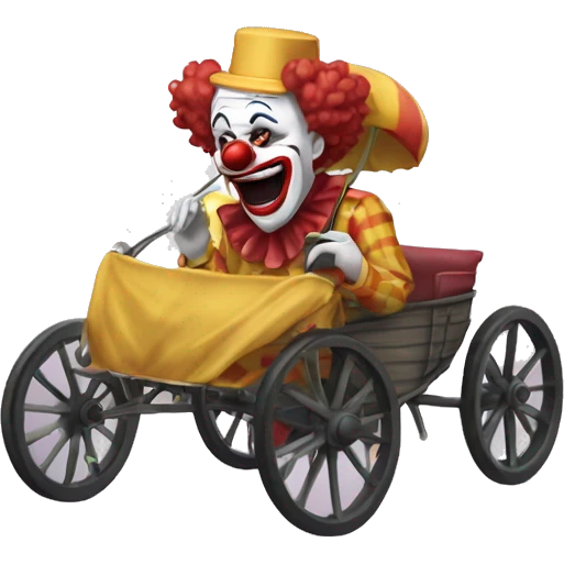 buggy the clown wheezing  emoji