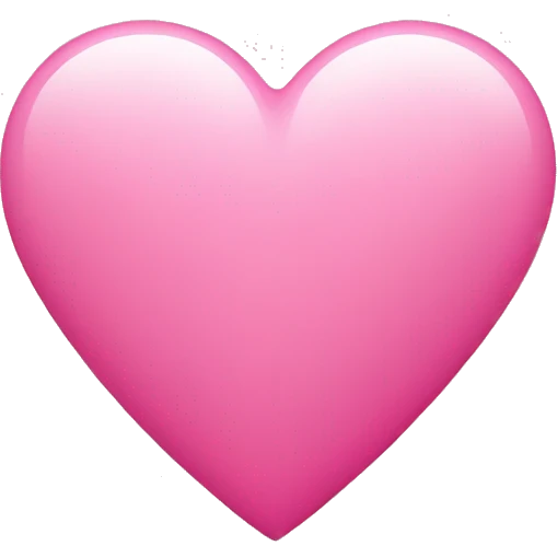 Pink heart emoji