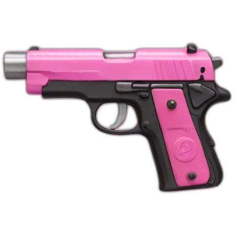 Pink gun emoji