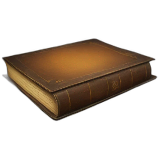 old book on a table emoji
