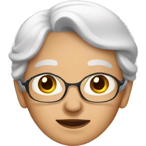 Elderly woman emoji