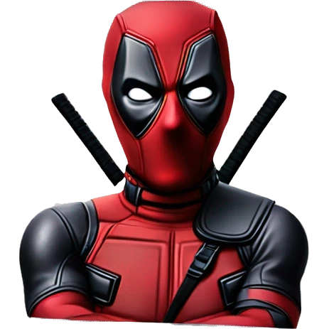 Deadpool shooting pc monitor  emoji