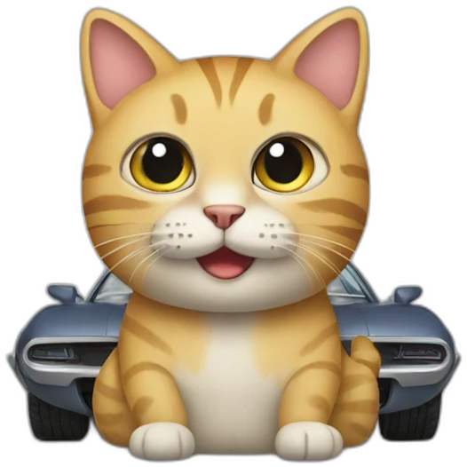 car cat emoji