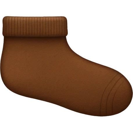 Brown socks  emoji
