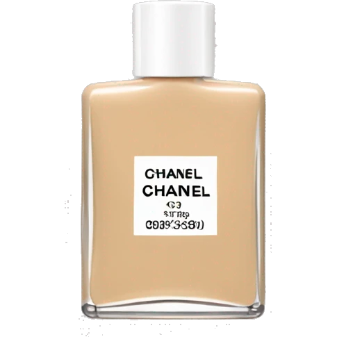 beige chanel makeup bottle emoji