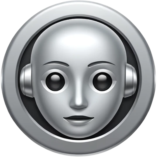 Create an emoji in which it is representing AI logo similarly like the logo of GPT but different completely different emoji