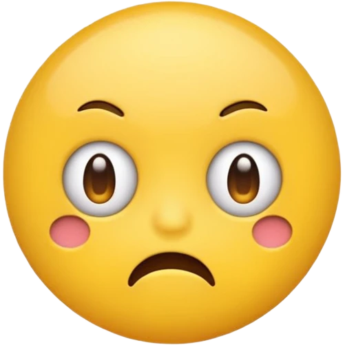 Emoji getting frustrated but cute emoji