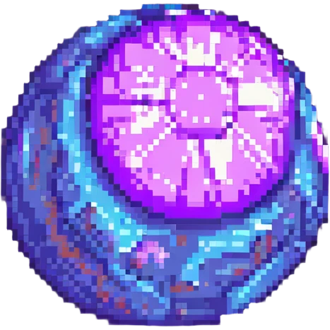alien planet with purple sky emoji