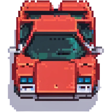 красная Lamborghini Countach, no background emoji
