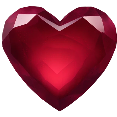 garnet heart emoji