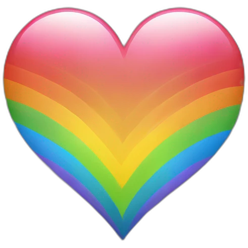 Rainbow_heart emoji