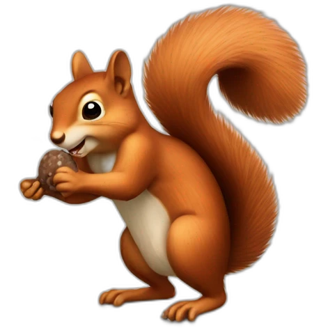 squirrel gamming emoji