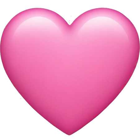 Pink heart emoji